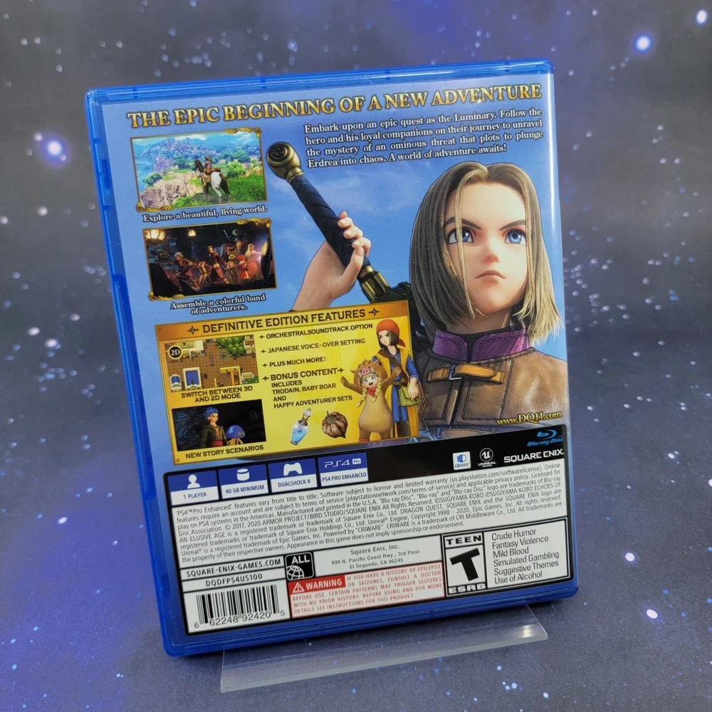 Dragon Quest XI S Echoes of an Elusive Age Definitive Edition Playstation 4 D